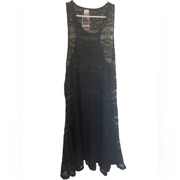 NWT West Loop Women’s Lace Beach Cover Up Black Size L/XL - Picture 3 of 5